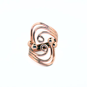 Copper Wire Ring - Style 5 UrbanroseNYC