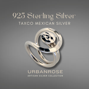 Taxco Sterling Silver Modernist Ring - Style 1 - UrbanroseNYC