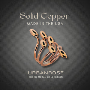 Copper Wire Ring - Style 7 UrbanroseNYC