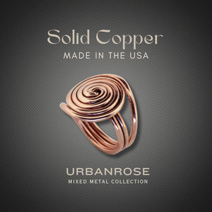 Copper Wire Ring - Style 8 UrbanroseNYC