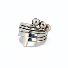 Load image into Gallery viewer, Taxco Sterling Silver Modernist Ring - Style 10 - UrbanroseNYC
