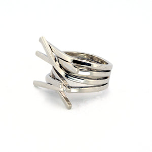 Taxco Sterling Silver Modernist Ring - Style 7 - UrbanroseNYC