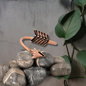 Solid Copper Arrow Ring - UrbanroseNYC