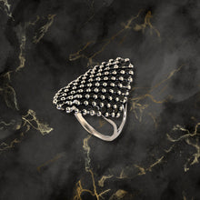 Load image into Gallery viewer, Taxco Sterling Silver Open Weave Ring - UrbanroseNYC
