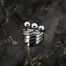 Load image into Gallery viewer, Taxco Sterling Silver Modernist Ring - Style 10 - UrbanroseNYC
