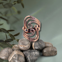 Load image into Gallery viewer, Copper Wire Ring - Style 5 UrbanroseNYC
