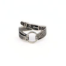 Load image into Gallery viewer, Taxco Sterling Silver Buckle Ring - UrbanroseNYC
