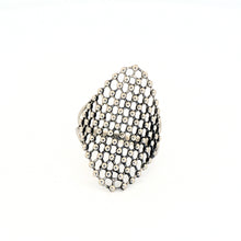 Load image into Gallery viewer, Taxco Sterling Silver Open Weave Ring - UrbanroseNYC
