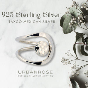 Taxco Sterling Silver Modernist Ring - Style 1 - UrbanroseNYC