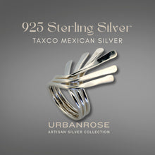 Load image into Gallery viewer, Taxco Sterling Silver Modernist Ring - Style 5 - UrbanroseNYC
