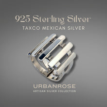 Load image into Gallery viewer, Taxco Sterling Silver Modernist Ring - Style 3 - UrbanroseNYC
