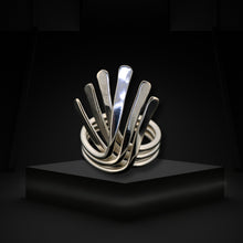 Load image into Gallery viewer, Taxco Sterling Silver Modernist Ring - Style 5 - UrbanroseNYC
