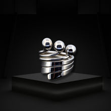Load image into Gallery viewer, Taxco Sterling Silver Modernist Ring - Style 10 - UrbanroseNYC
