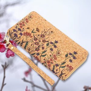 Portuguese Cork Wallet - Coral Reef Lifestyle View UrbanroseNYC