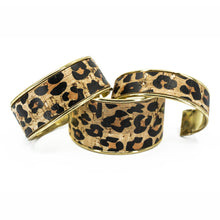 Load image into Gallery viewer, Portuguese Cork Channel Cuff - Leopard Print - Portuguese Cork Channel Cuff - Leopard Print - UrbanroseNYC
