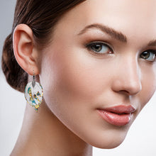 Load image into Gallery viewer, Real Leaf Earrings - Gilded - Silver - UrbanroseNYC
