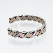 Load image into Gallery viewer, Two-Color Copper Bracelet - Men&#39;s &amp; Women&#39;s Twisted Wire UrbanroseNYC
