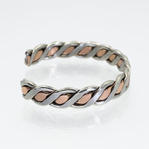 Two-Color Copper Bracelet - Men's & Women's Twisted Wire UrbanroseNYC